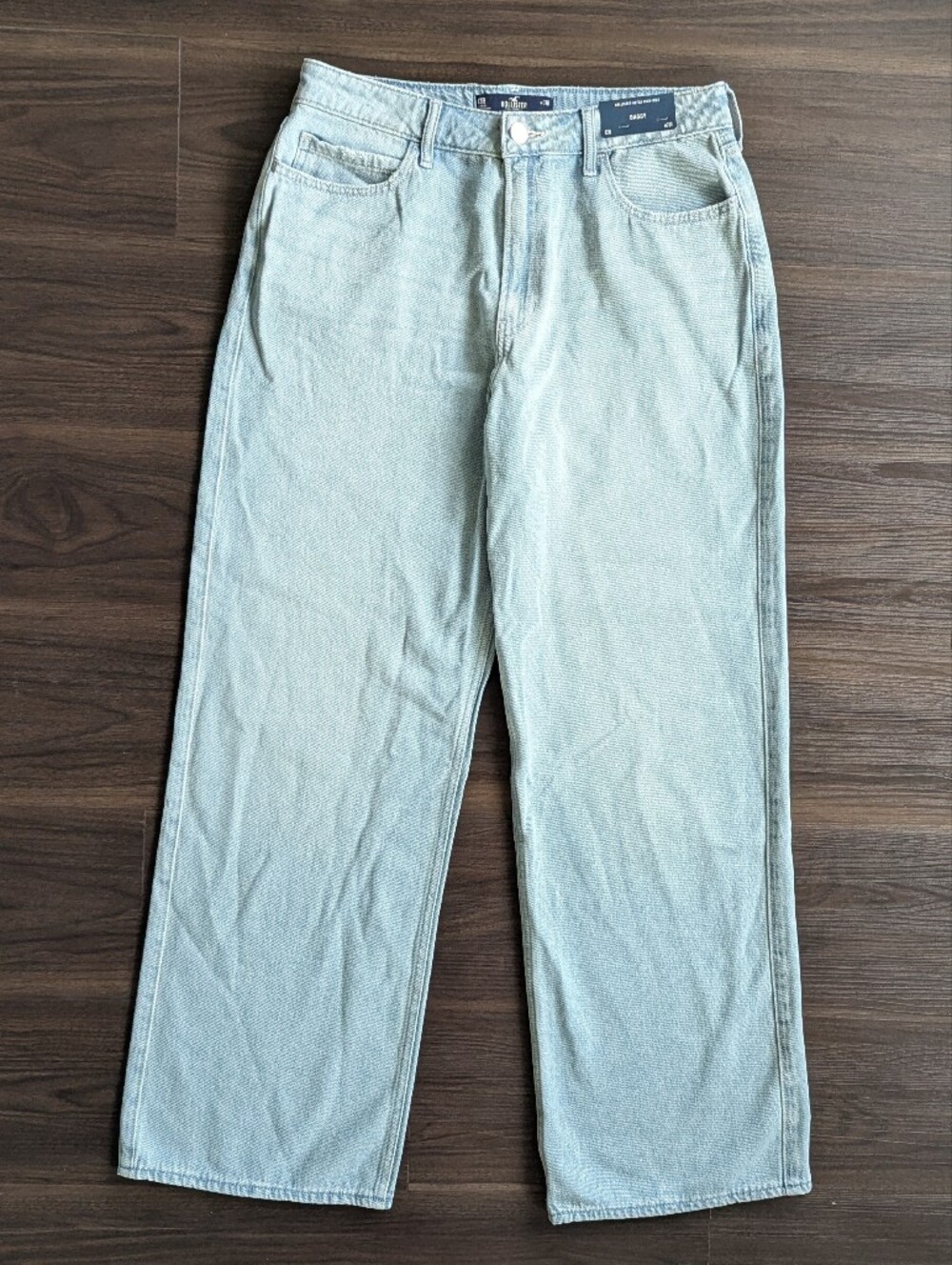 NWT Hollister Ultra High Rise Baggy Jeans 31 / 12 Regular Grunge Skater Y2K